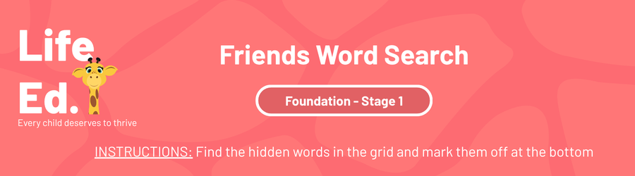 Word Search Header